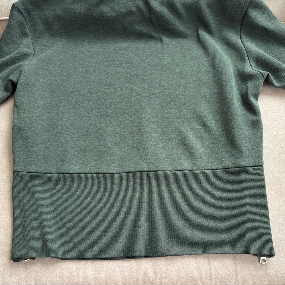 Varley Lowry Sweat doublesoft sweatshirt olive marl green like new large - Picture 11 of 14